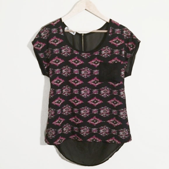 Buddy Love Tops - *$3 FOR $15* NEW Boutique High Low Zipper Blouse